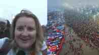 VIDEO | 'Mera Bharat Mahan': Russian Devotee Shares Her Heartfelt Feelings About India At Maha Kumbh