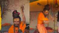 Viral Video: Sadhu Strikes YouTuber With Tongs