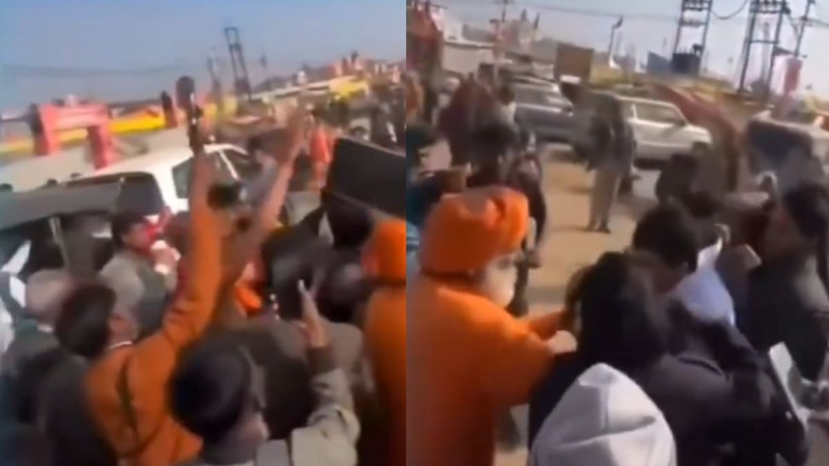 'Arab Sheikh' Content Creator At Maha Kumbh Sparks Tension; Faces Mob Fury Over Costume | Watch Video