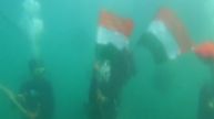 Republic Day 2025: Scuba Divers Unfurl The National Flag 30 Meters Underwater In..