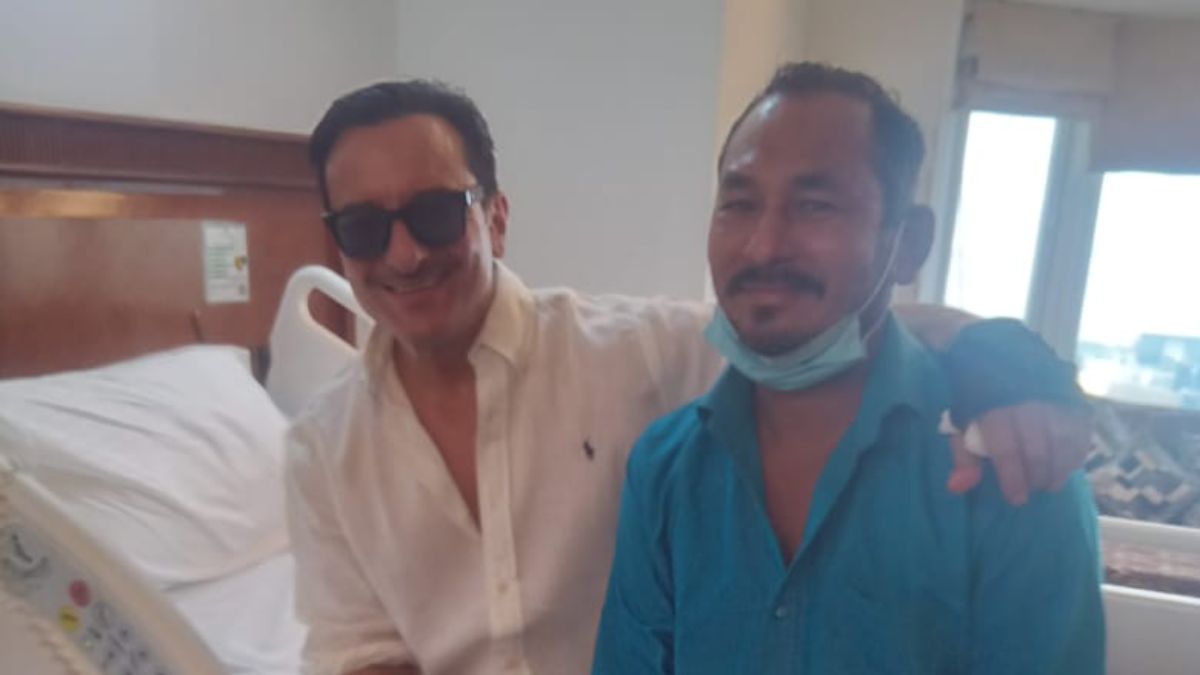 Saif Ali Khan Meets Bhajan Singh