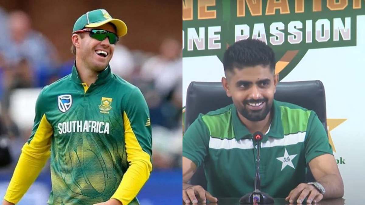 AB De Villiers and Babar Azam