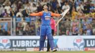 Abhishek Sharma at Wankhede Stadium, Mumbai