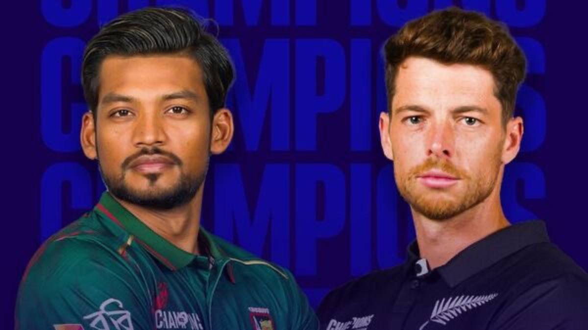 Bangladesh and New Zealand will be playing their Champions Trophy match on Monday