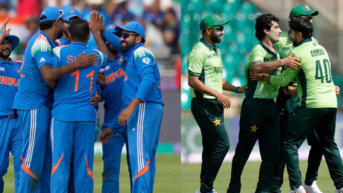 India and Pakistan at Champions Trophy