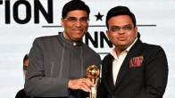 Jay Shah with Vishwanathan Anand