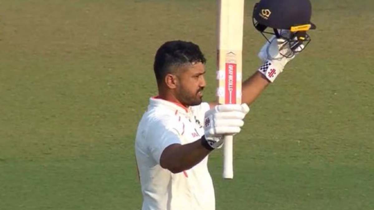 Karun Nair smashed another century in the second quarter-finals against Tamil Nadu