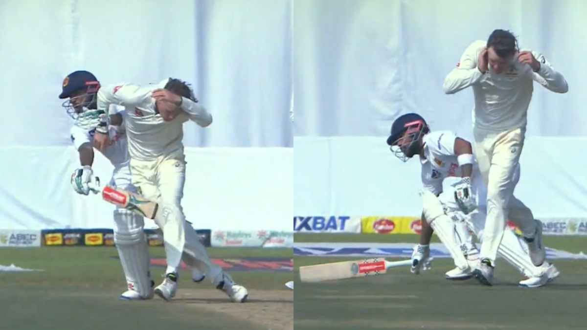 Kusal Mendis' on-field collision