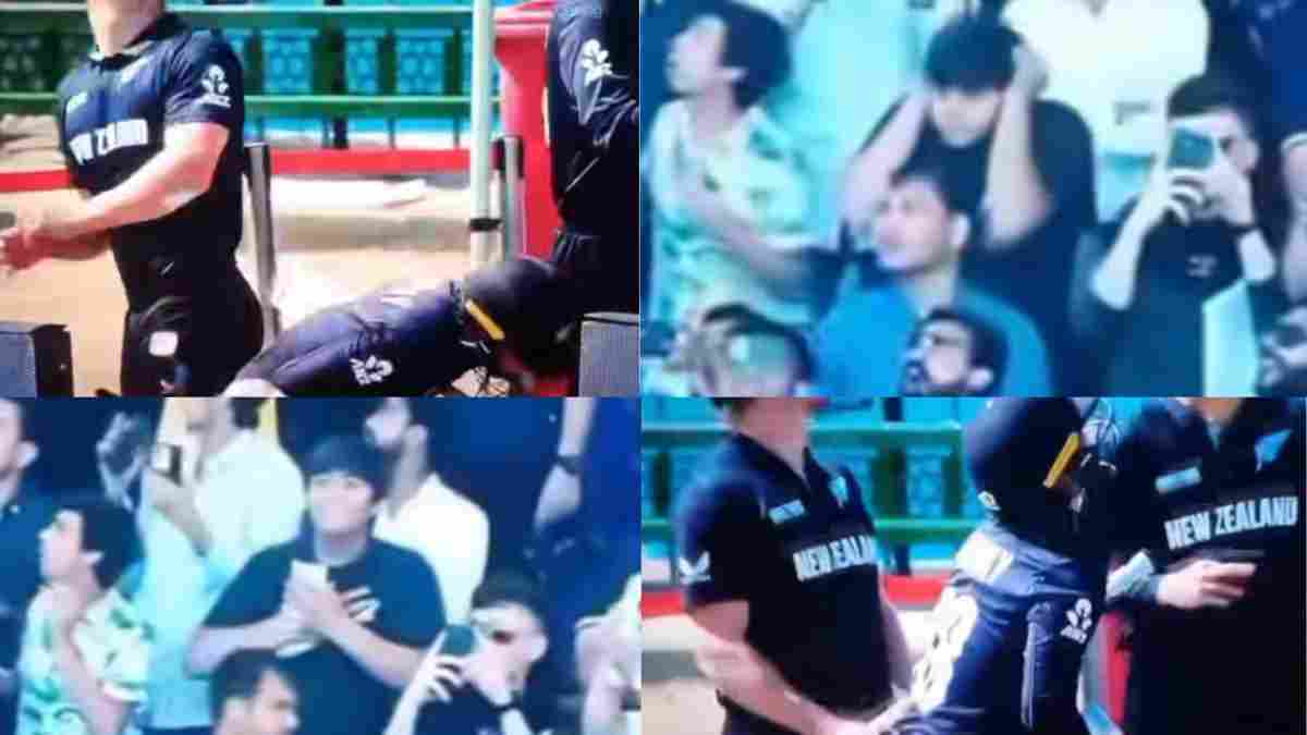 Loud Noise in Karachi Stadium scares everyone