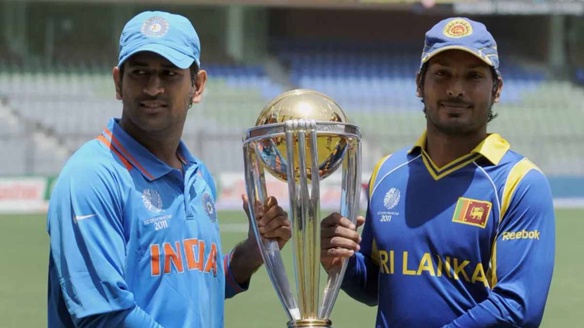 MS Dhoni and Kumar Sangakkara -1