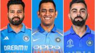 Rohit Sharma, M.S Dhoni, Virat Kohli