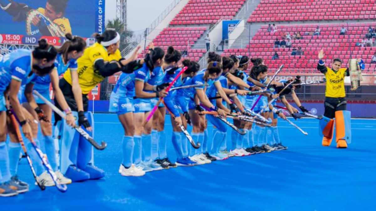 Savita Punia during the FIH Pro League