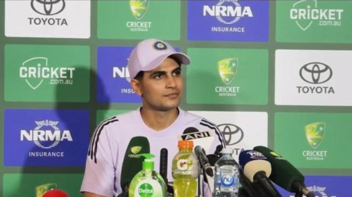 Shubman Gill at press conference today