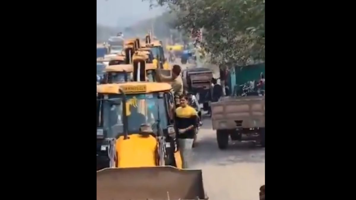 WATCH Groom’s Grand Entry: 'Band Baaja Bulldozer' In Uttar Pradesh's Jhansi