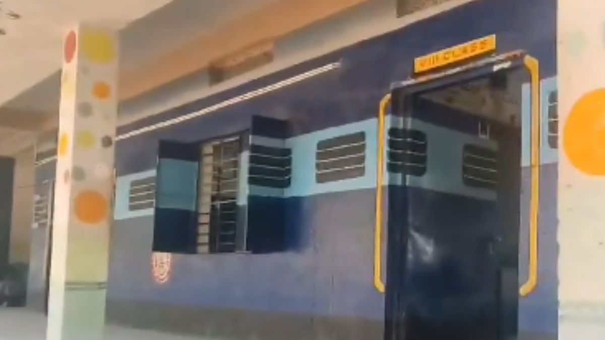 WATCH: THIS Telangana School Transforms Into Train-Themed Campus To Boost Enrollment