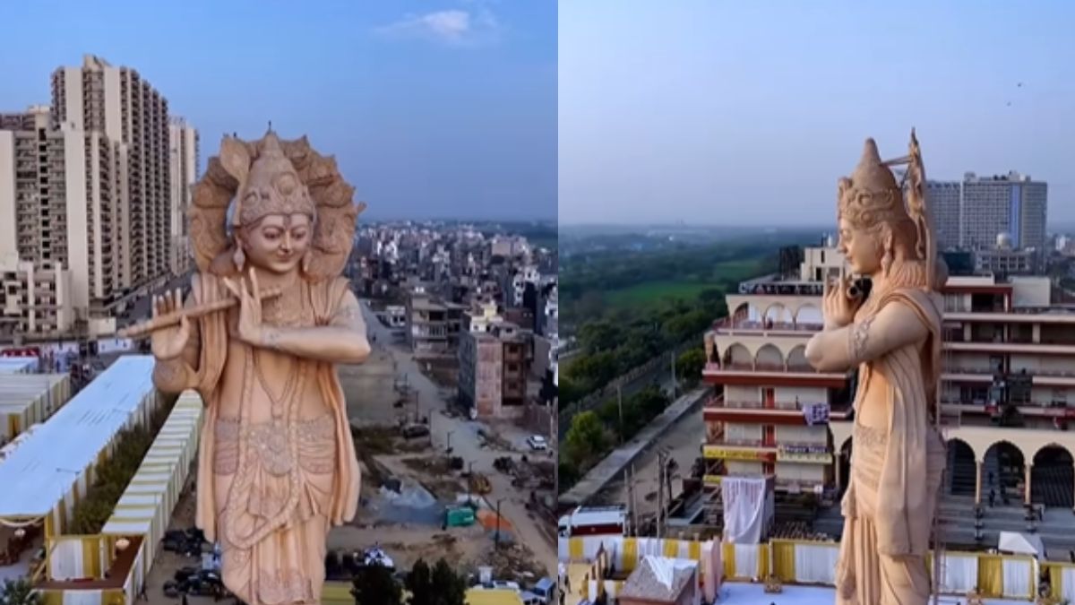 WATCH! After Ram, This State Installs 108-Foot Statue Of Lord Krishna – Here Is How You Can Reach There..