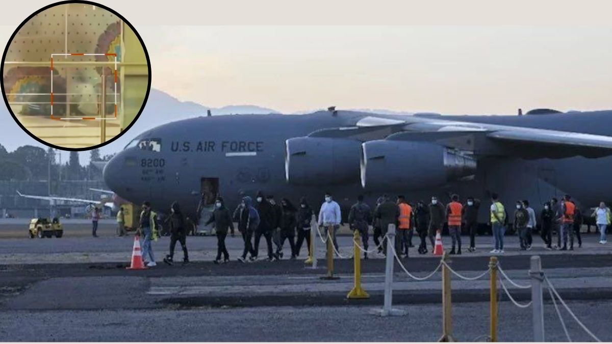 Viral Video: Sikh Migrants Deported From US, Seen Turbanless At Indian Airport, Sparks Outrage! Credit : X