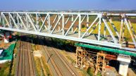 Mumbai-Ahmedabad Bullet Train Project: Steel Bridge Launched Over Four Railway Tracks; Details Inside