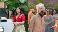 Priyanka and Parineeti at Siddharth Chopra's Wedding