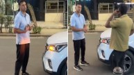 Rahul Dravid Crashes his Hyundai Creta