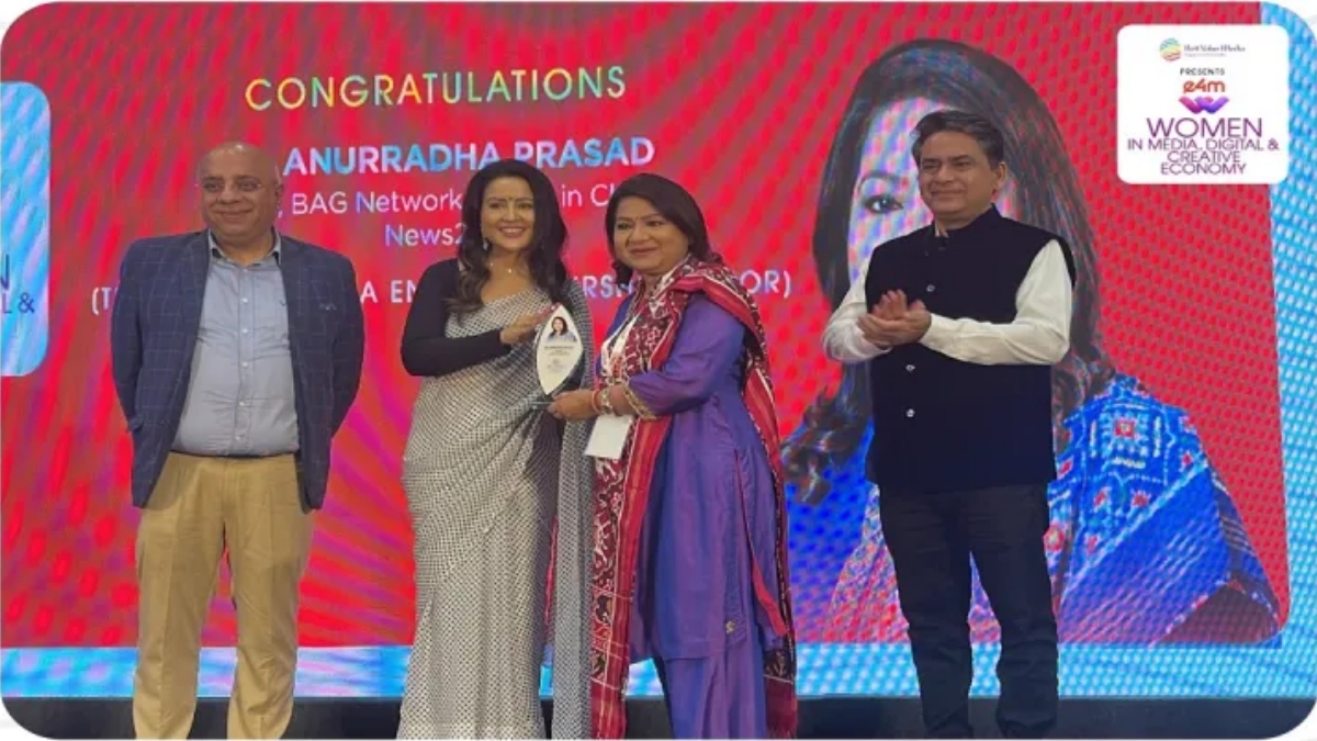 Anurradha Prasad Exchange4media Women Summit