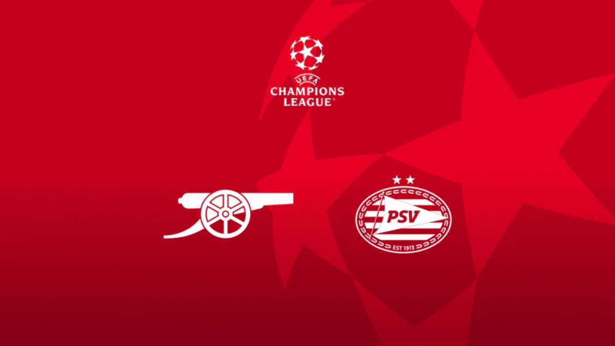 Champions League: Arsenal Assert Their Dominance With Convincing 7-1 Win Over PSV