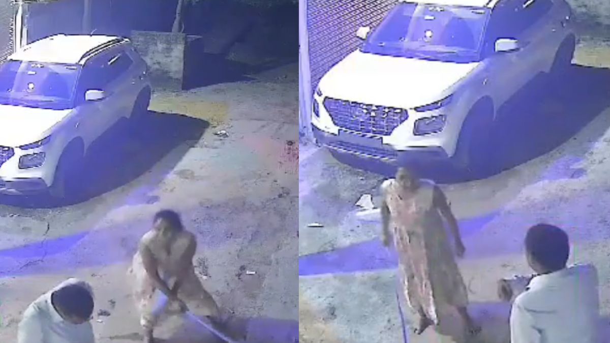 Video Of Woman Thrashing Husband With Wiper In UP's Gonda Goes Viral | Watch