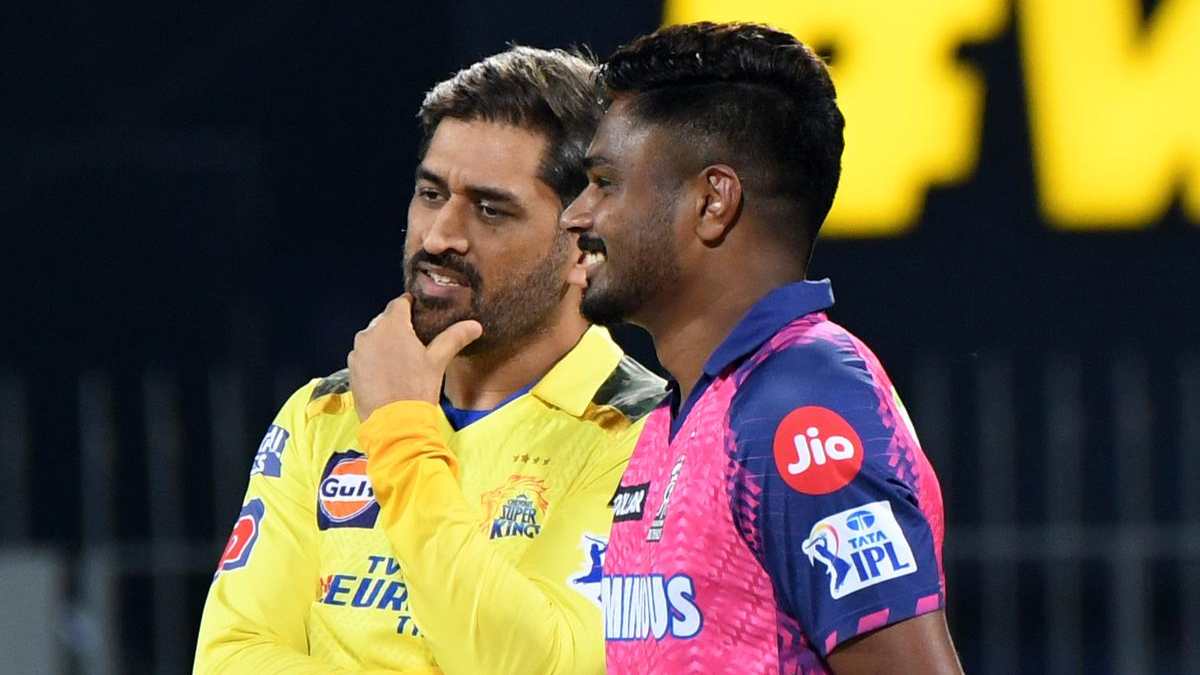 MS Dhoni and Sanju Samson (Photo Credit - X-Platform)