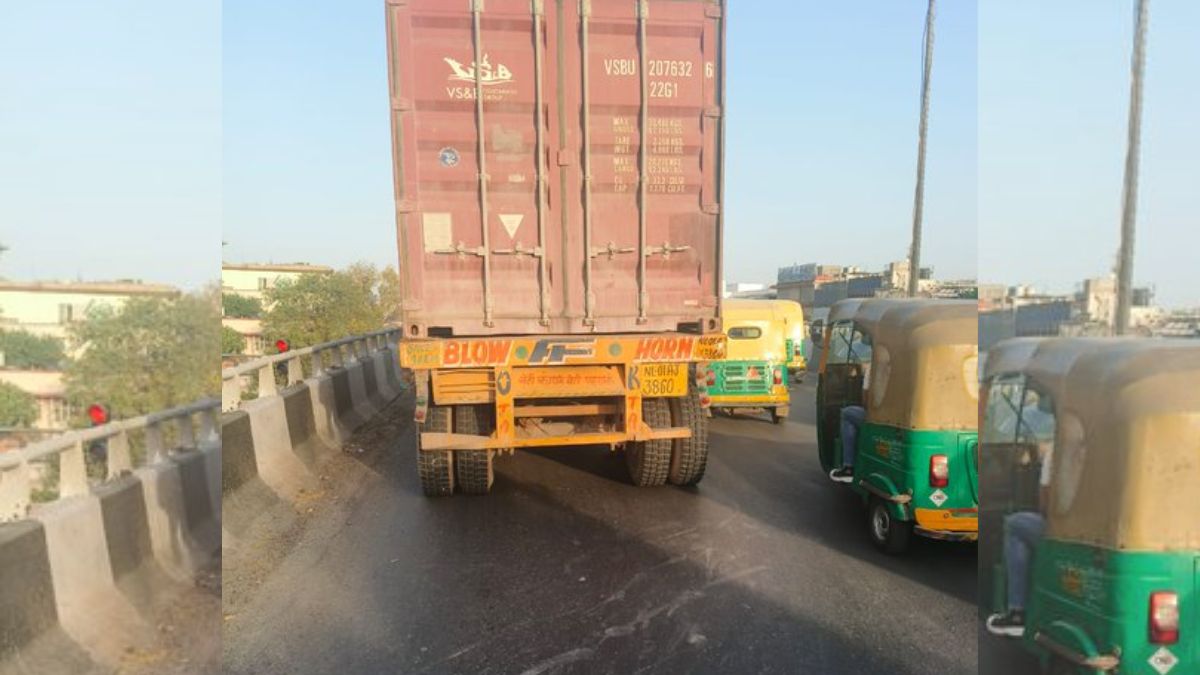 Delhi Traffic Alert: Truck Breaks Down At Andrews Ganj Flyover, Vehicular Movement Disrupted On Ring Road Delhi Traffic Alert: Truck Breaks Down At Andrews Ganj Flyover, Vehicular Movement Disrupted On Ring Road