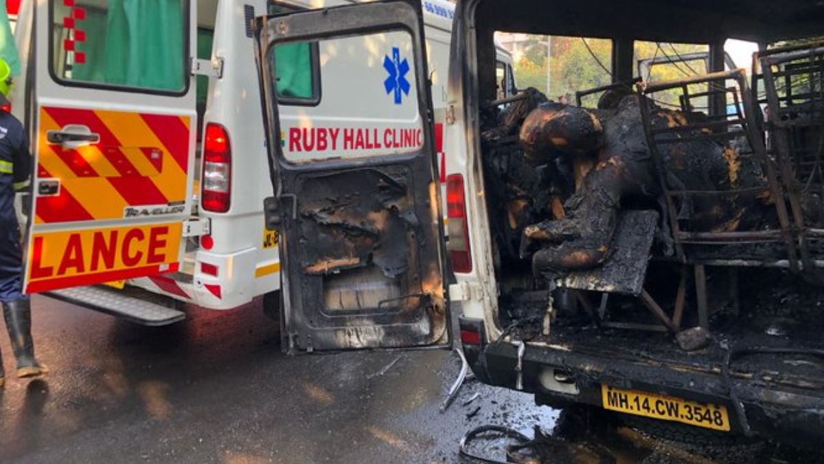 Pune Bus Fire: Four Employees Killed, Six Injured In Hinjawadi After Engine Malfunction