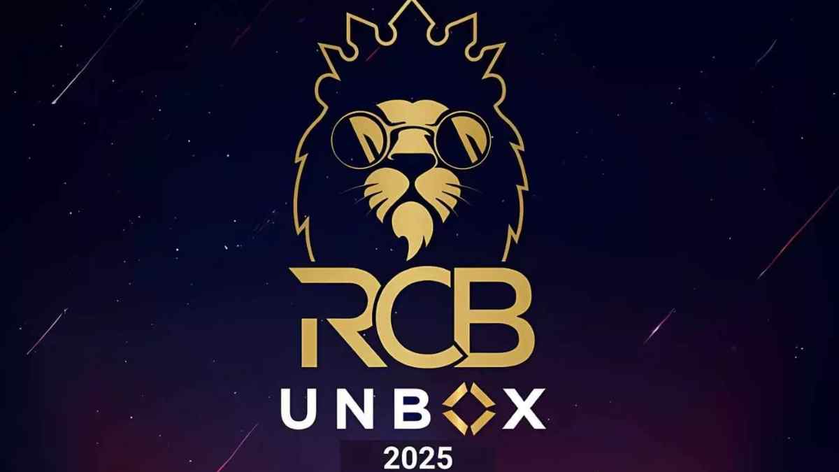 RCB Unbox event is taking place at the Chinnaswamy stadium