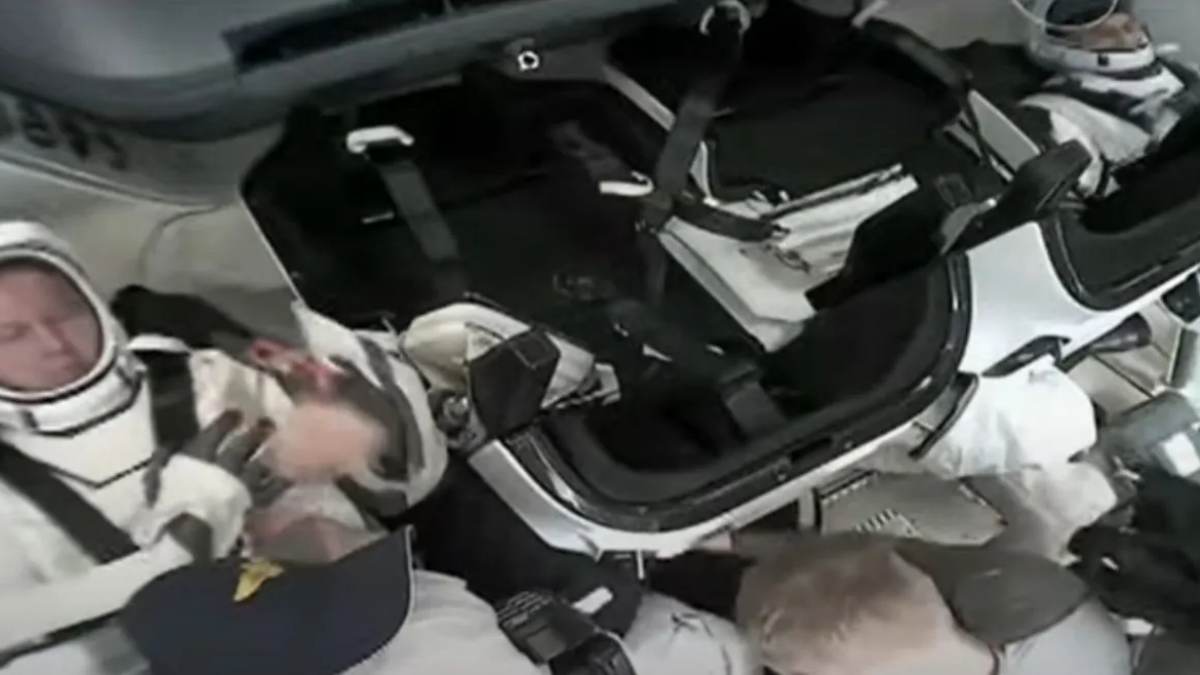 Sunita Williams Return First Picture Sunita Williams Return First Picture