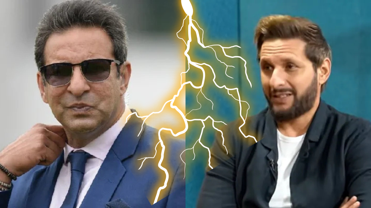 Wasim Akram and Shahid Afridi