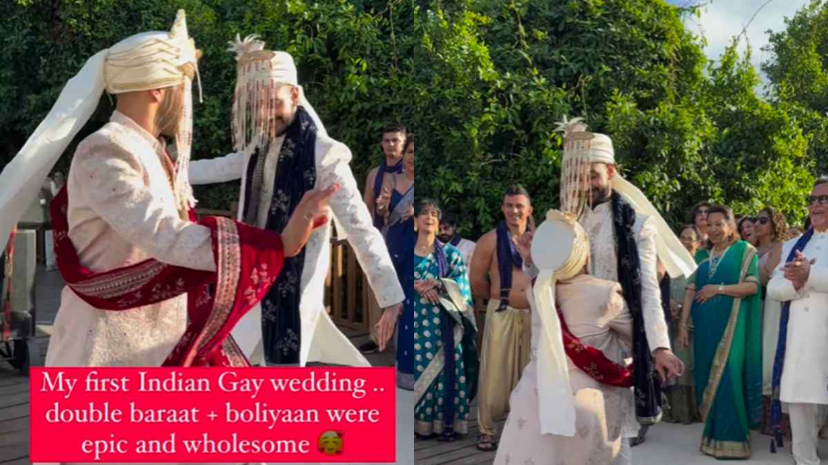 Viral Wedding Video Of Gay Couple (Image Source: @aka_naach/Instagram