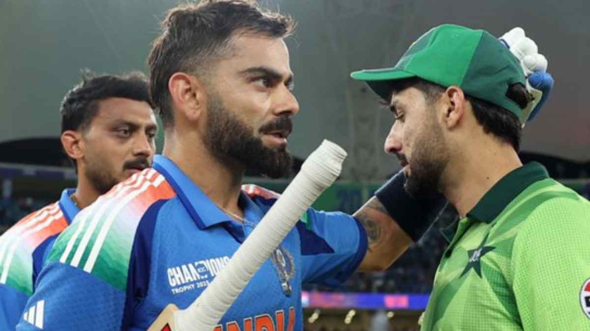 Virat Kohli and Abrar Ahmed Virat Kohli and Abrar Ahmed