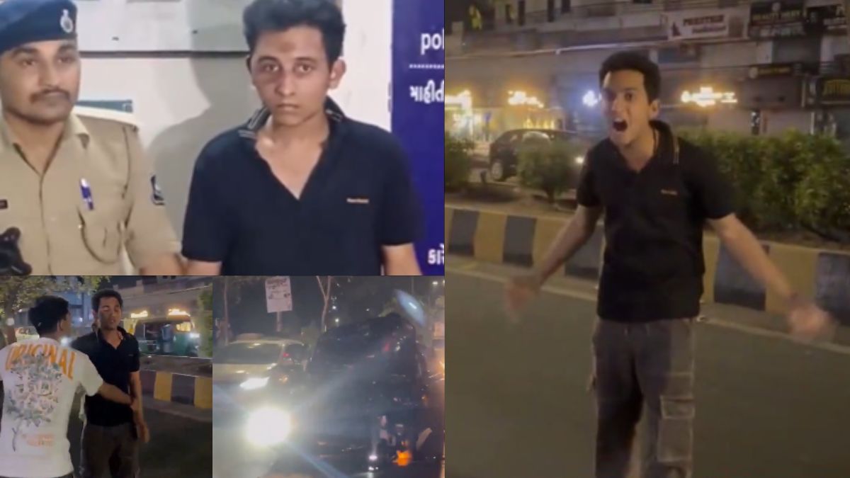 Vadodara Car Crash: Who Is Rakshit Chaurasia? Law Student And Accused Denies Drunk Driving, Explains What Happened | WATCH
