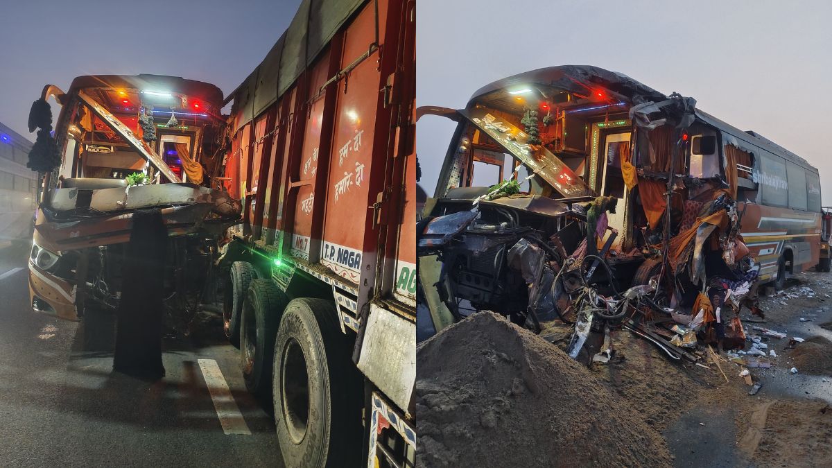 UP: Four Killed, 19 Injured In Bus-Truck Collision On Agra-Lucknow Expressway