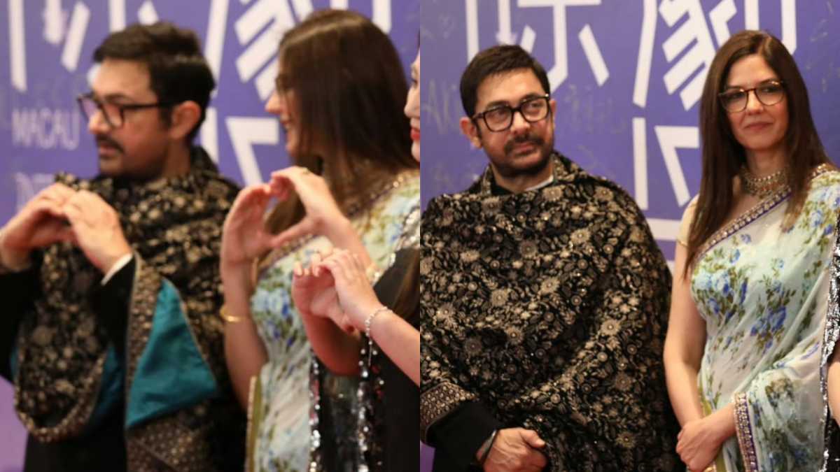 Aamir Khan And Gauri Spratt Make Red Carpet Debut At Macau Comedy Festival, Share Adorable Moments