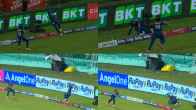 Ayush Badoni and Ravi Bishnoi took a spectacular catch