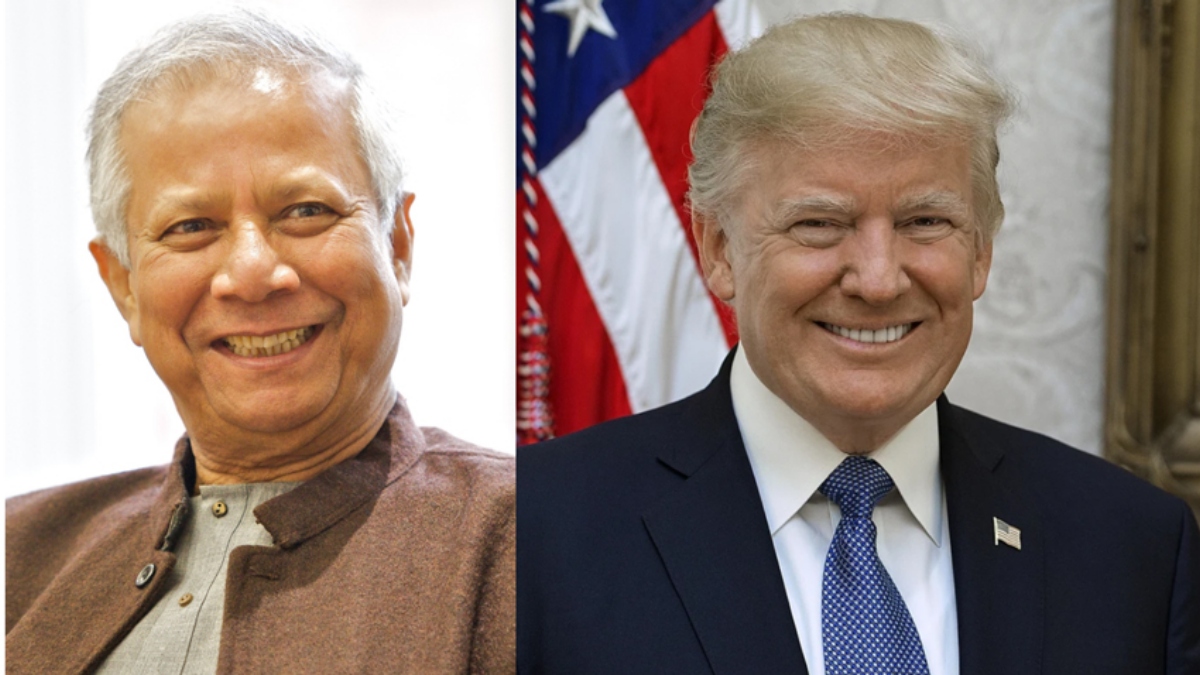 Bangladesh Chief Adviser Muhammad Yunus and US President Donald Trump
