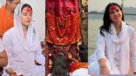 Sara Ali Khan Seeks Blessings At Kamakhya Temple, Takes A Boat Ride In Brahmaputra River - See Pics!
