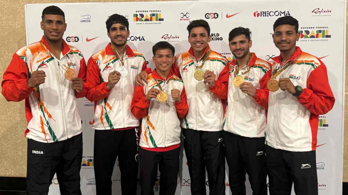 Indian Boxing contingent at Brazil