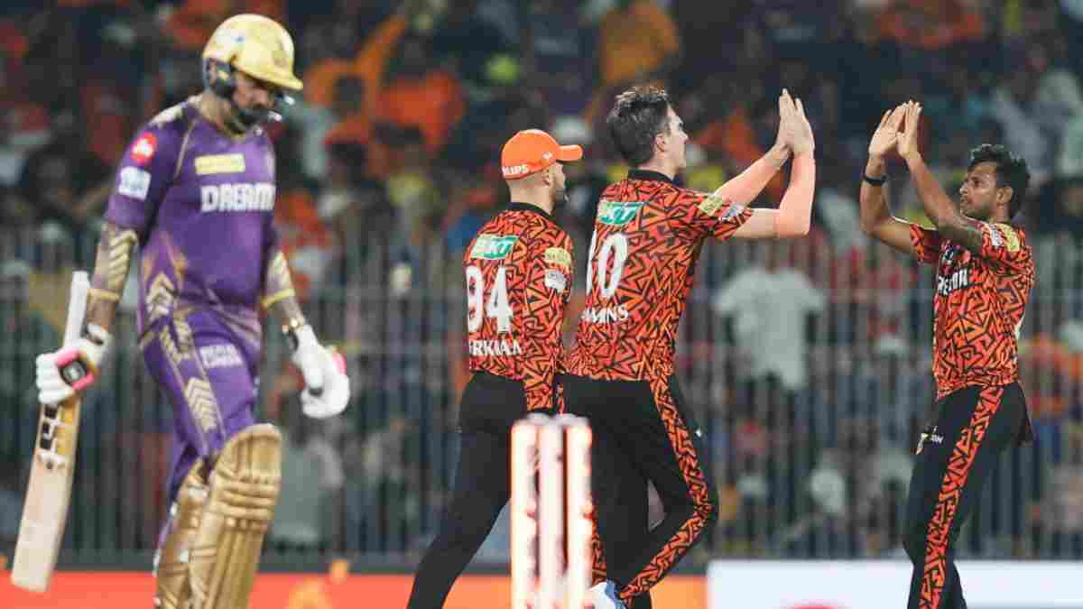 KKR vs SRH head-to-head record