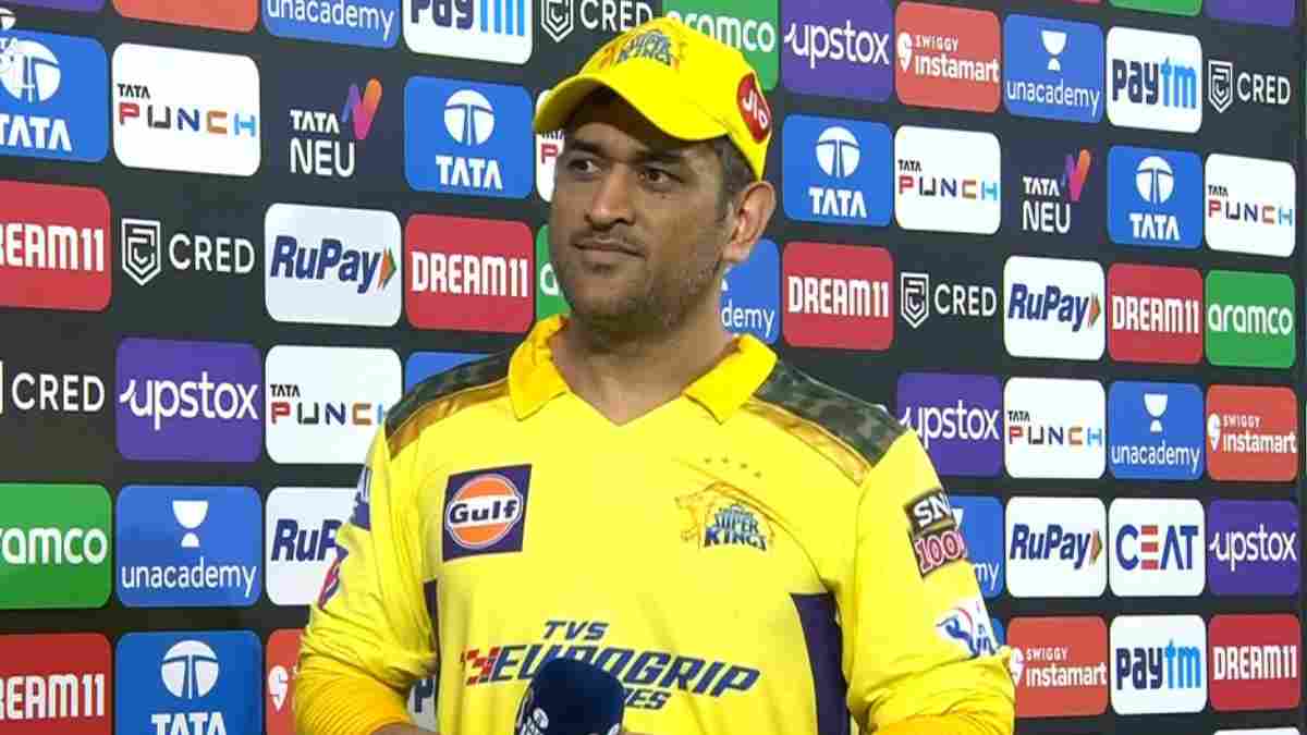 MS Dhoni in post-match presentation