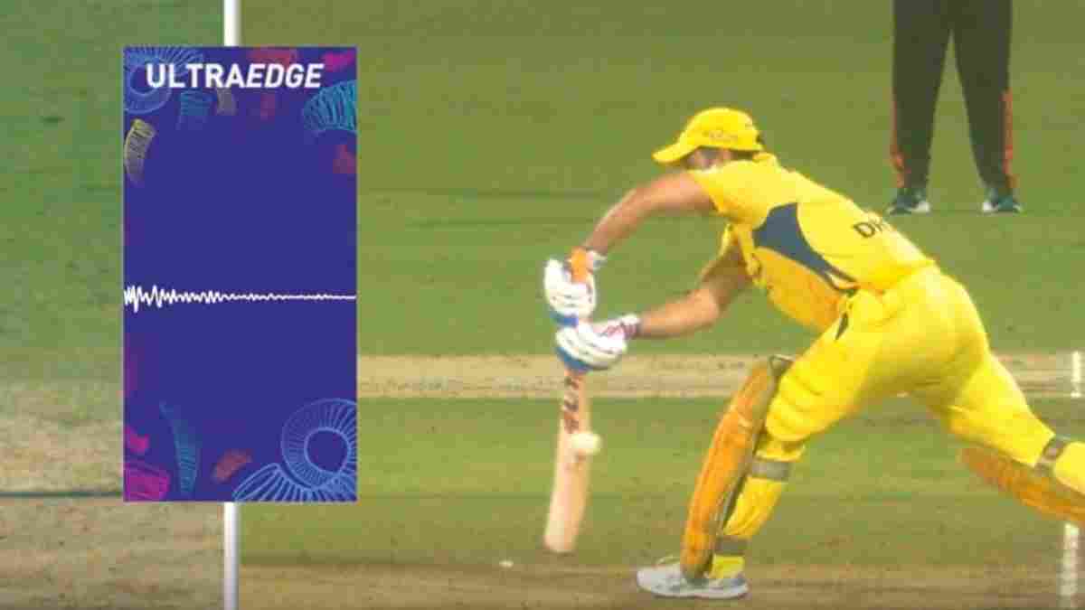 MS Dhoni's controversial out against Kolkata Knight Riders