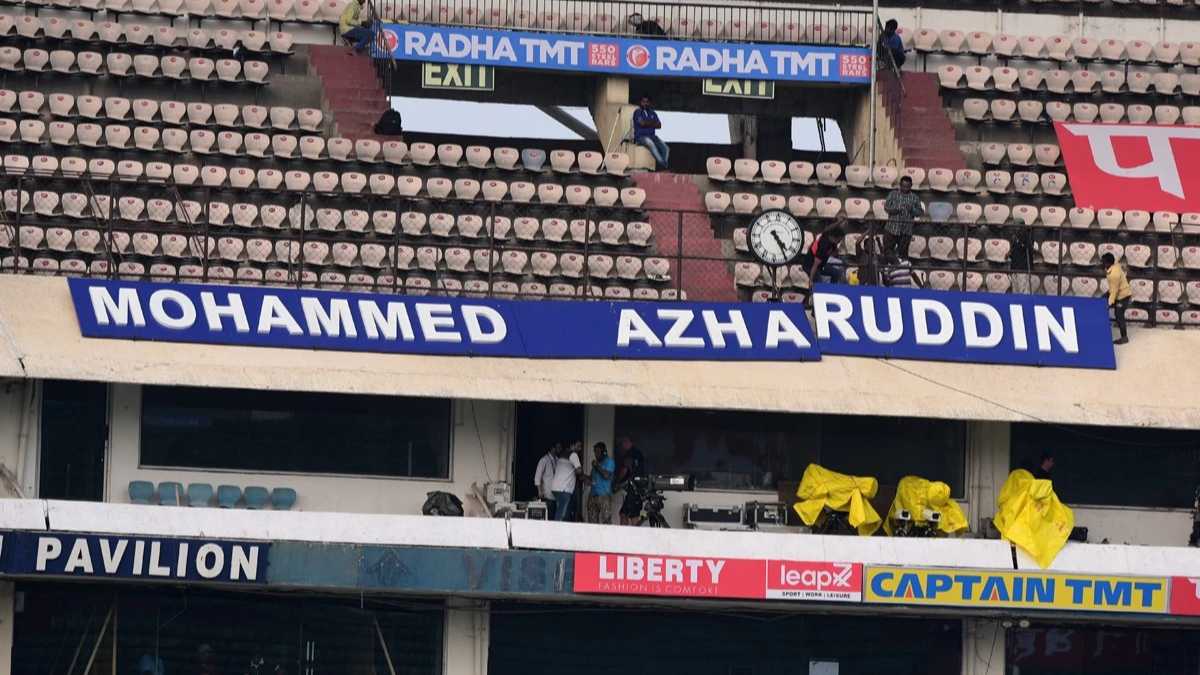 Mohammad Azharuddin Stand (Photo Credit - X-Platform)