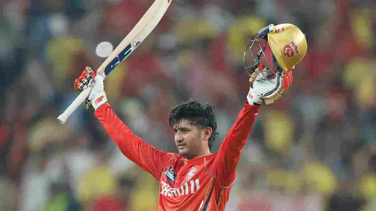 Priyansh Arya hits maiden IPL century against CSK