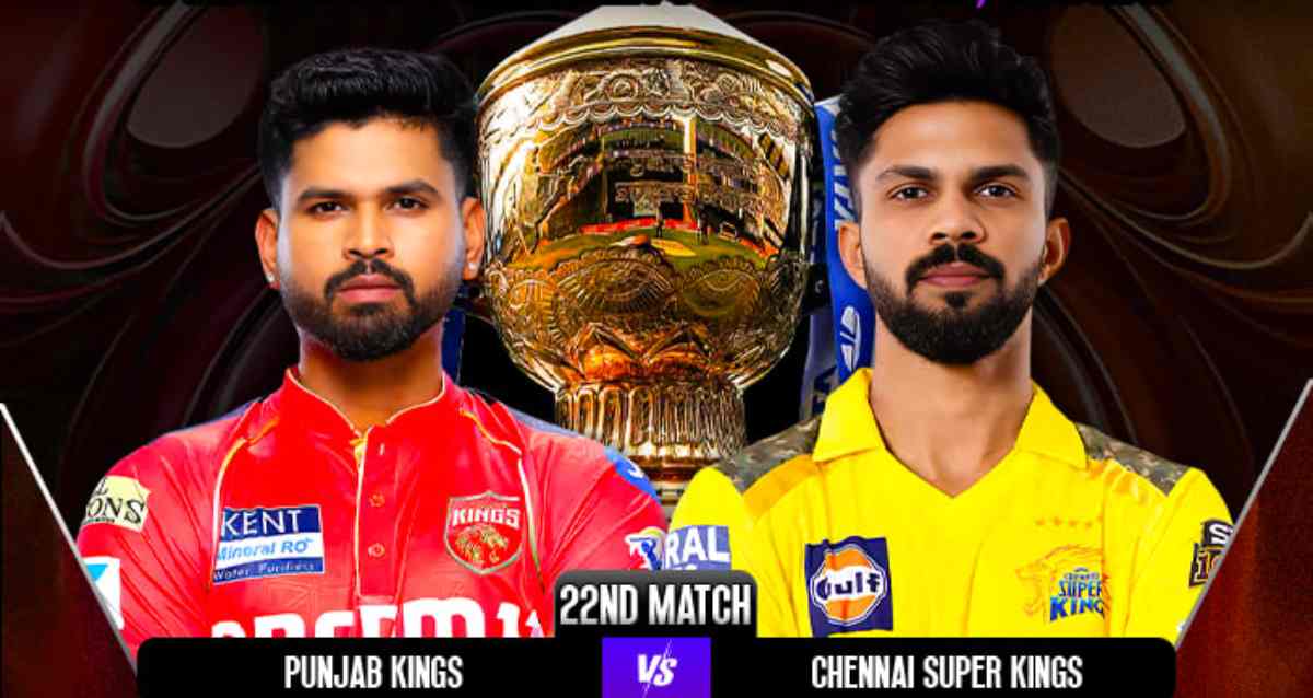 Punjab Kings will take on the struggling Chennai Super Kings