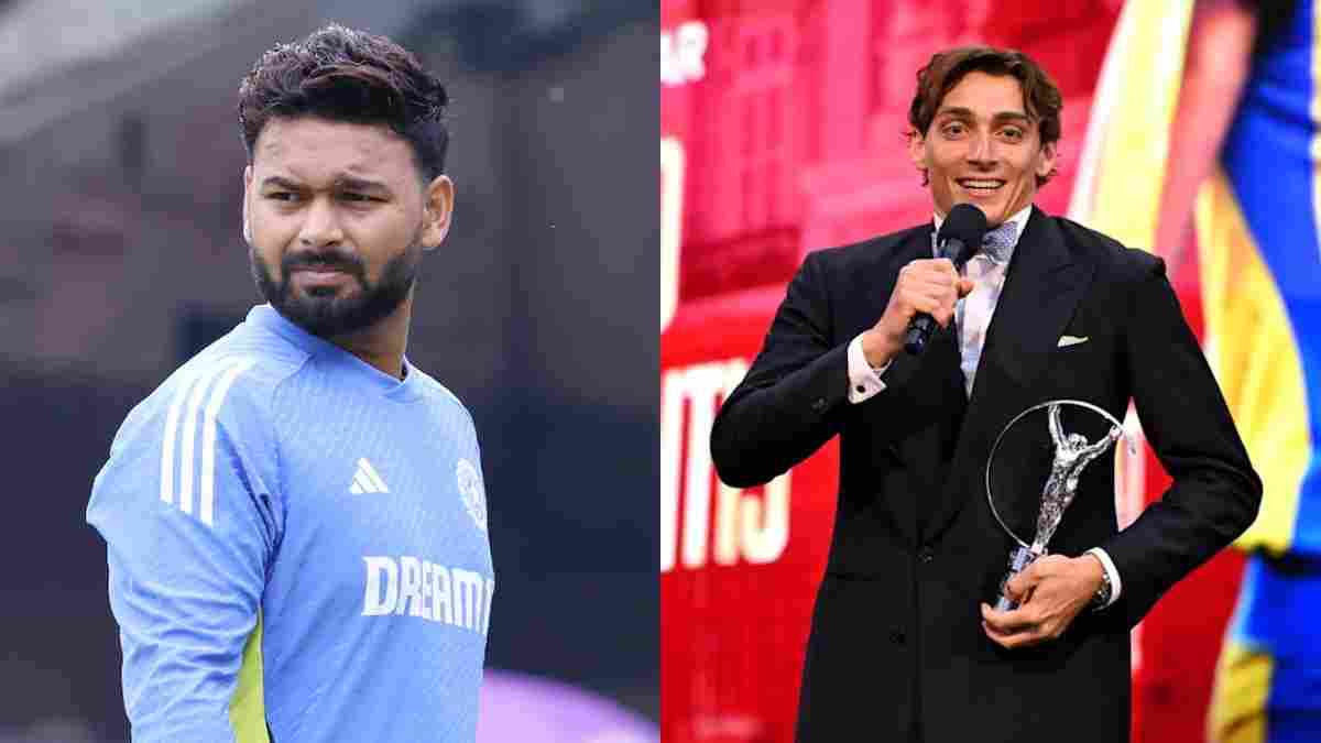 Rishabh Pant and Mondo Duplantis