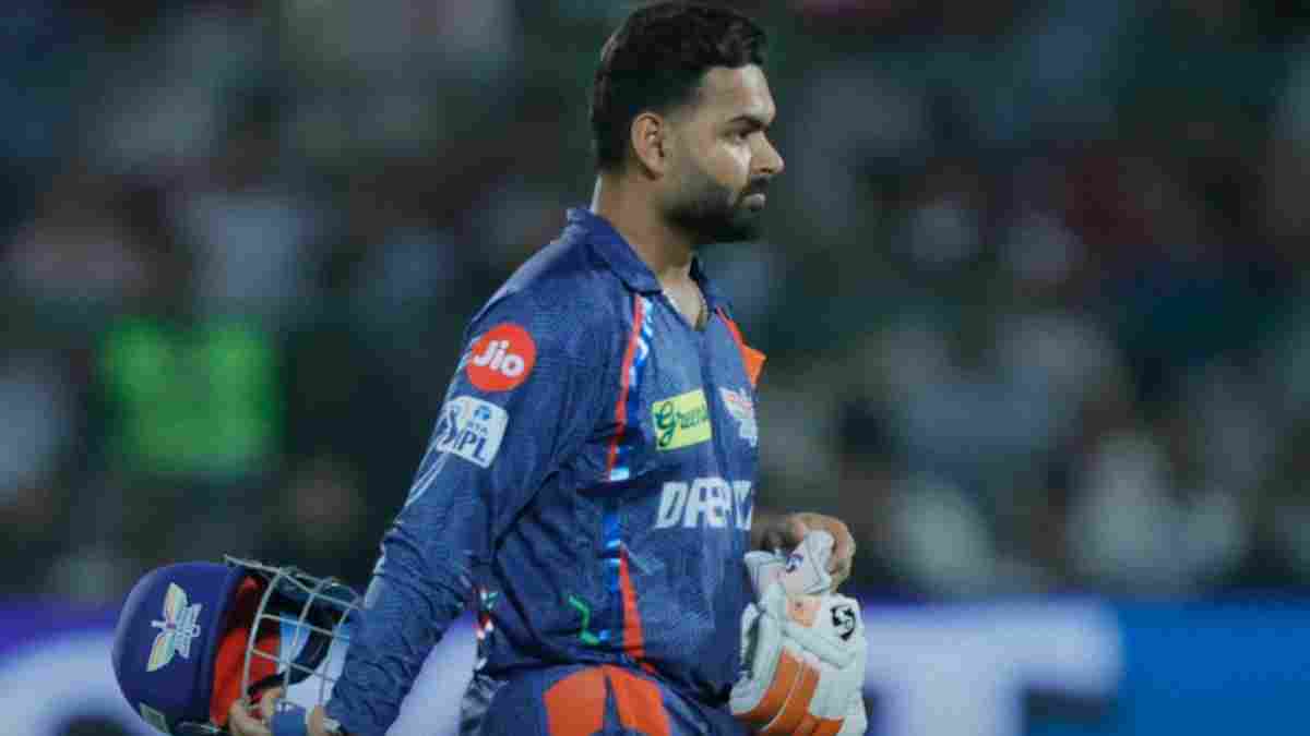 Rishabh Pant got out for a duck in LSG vs DC match